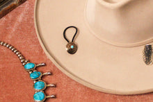 Load image into Gallery viewer, Turquoise Buffalo Hair Tie
